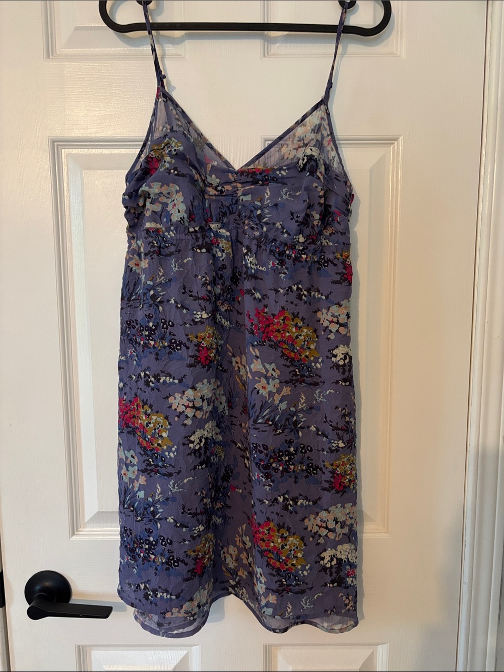 American Eagle Outfitters Purple Floral Slip Dress